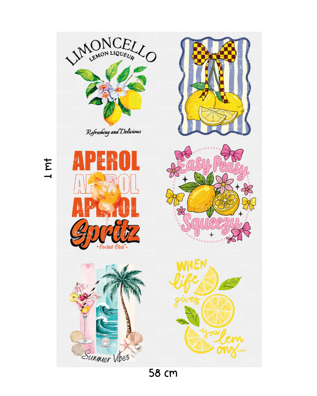 Impresión DTF Por Metro Tropical