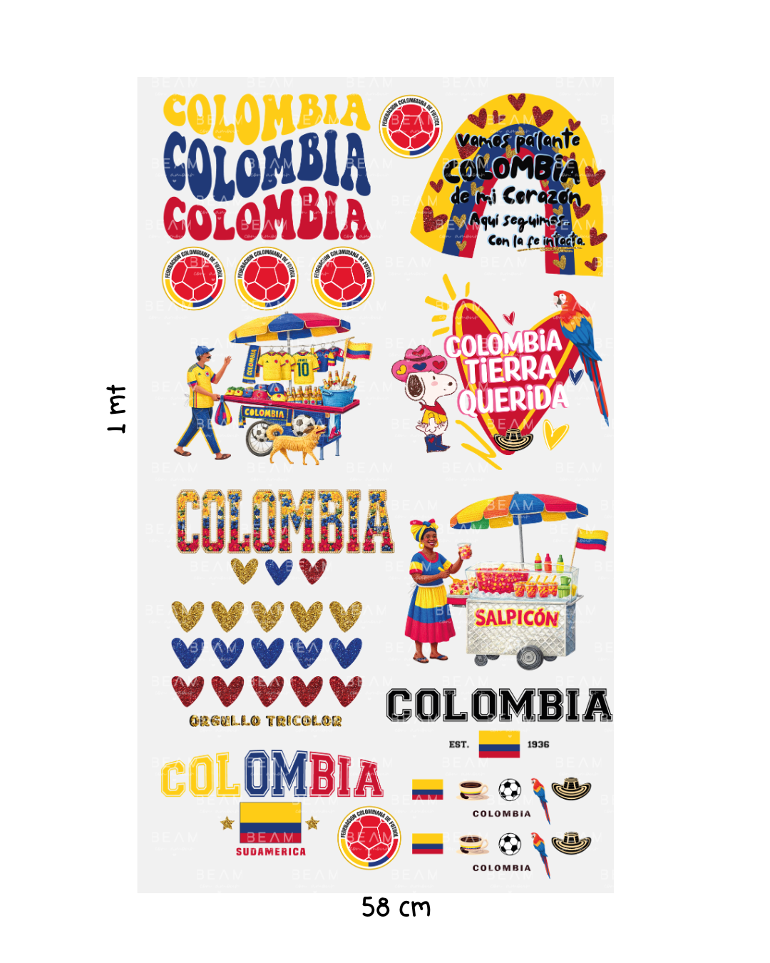 Impresión DTF Por Metro Colombia