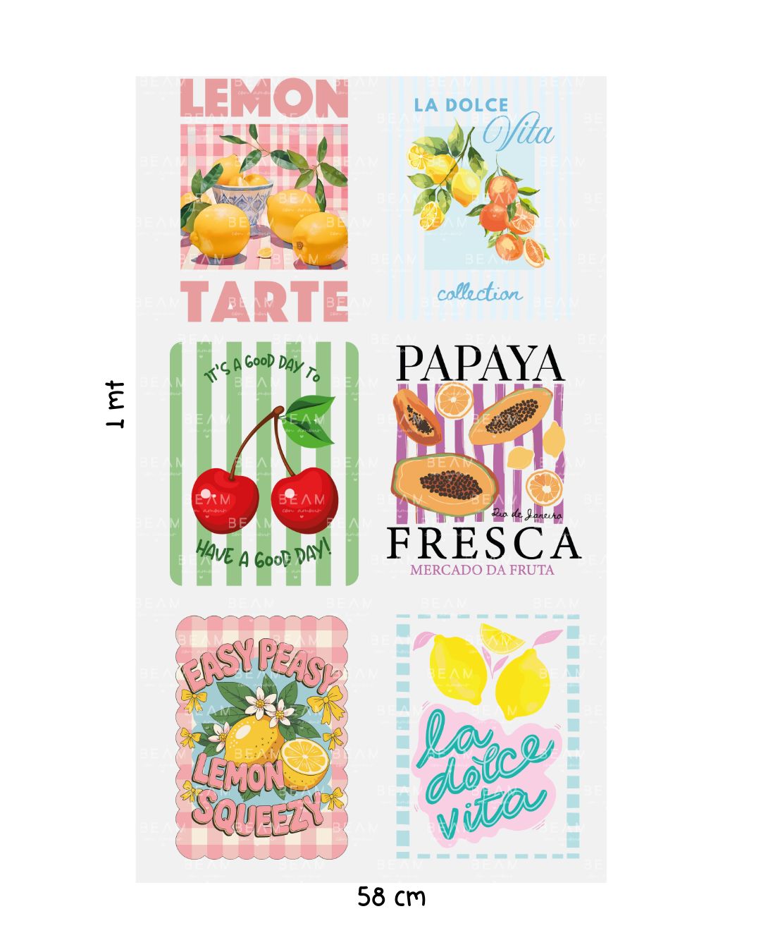 Impresión DTF Por Metro Tropical