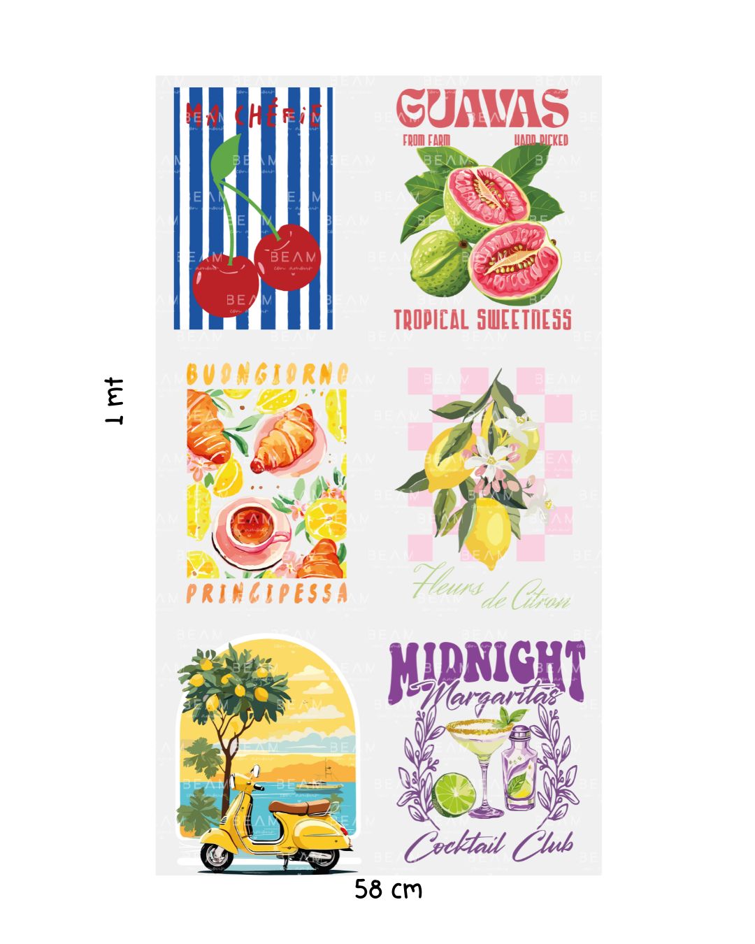 Impresión DTF Por Metro Tropical