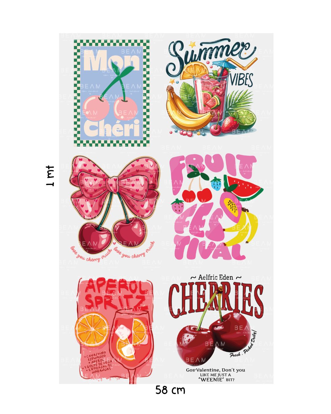 Impresión DTF Por Metro Tropical