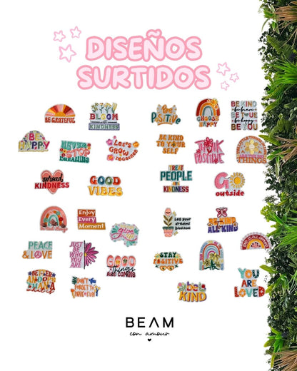 Aplique Bordado Paquete x 8