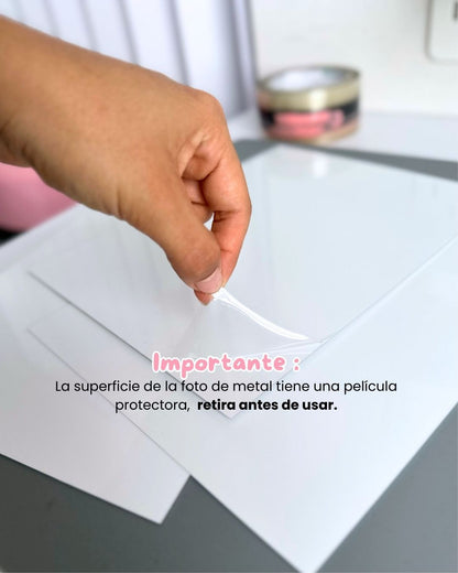 3 Láminas de Aluminio