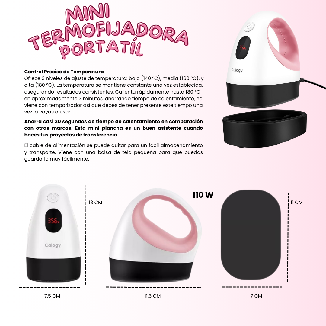 Termofijadora portátil mini