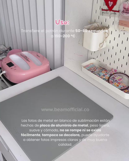 3 Láminas de Aluminio